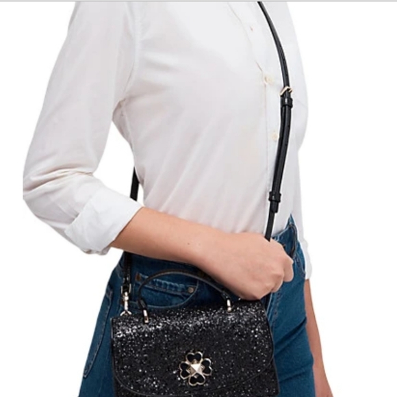 KateSpade Odette Glitter Mini Top Handle Crossbody - Picture 8 of 8